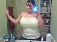 Plump Girlfriend With Biggies In Tight Top Selfie - thick non nude babe