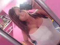 Chubby Amateur Coed Girl Self Shot - clothed chubber woman